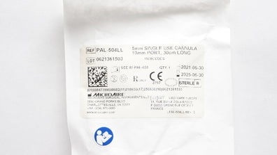 Microaire PAL-504LL 5.0mm Single Use Cannula, 10mm Port, 30cm Long (x)